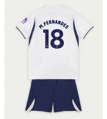 Tottenham Hotspur Mateus Fernandes #18 Replika Hemmatröja Barn 2026-27 Kortärmad (+ Korta byxor)